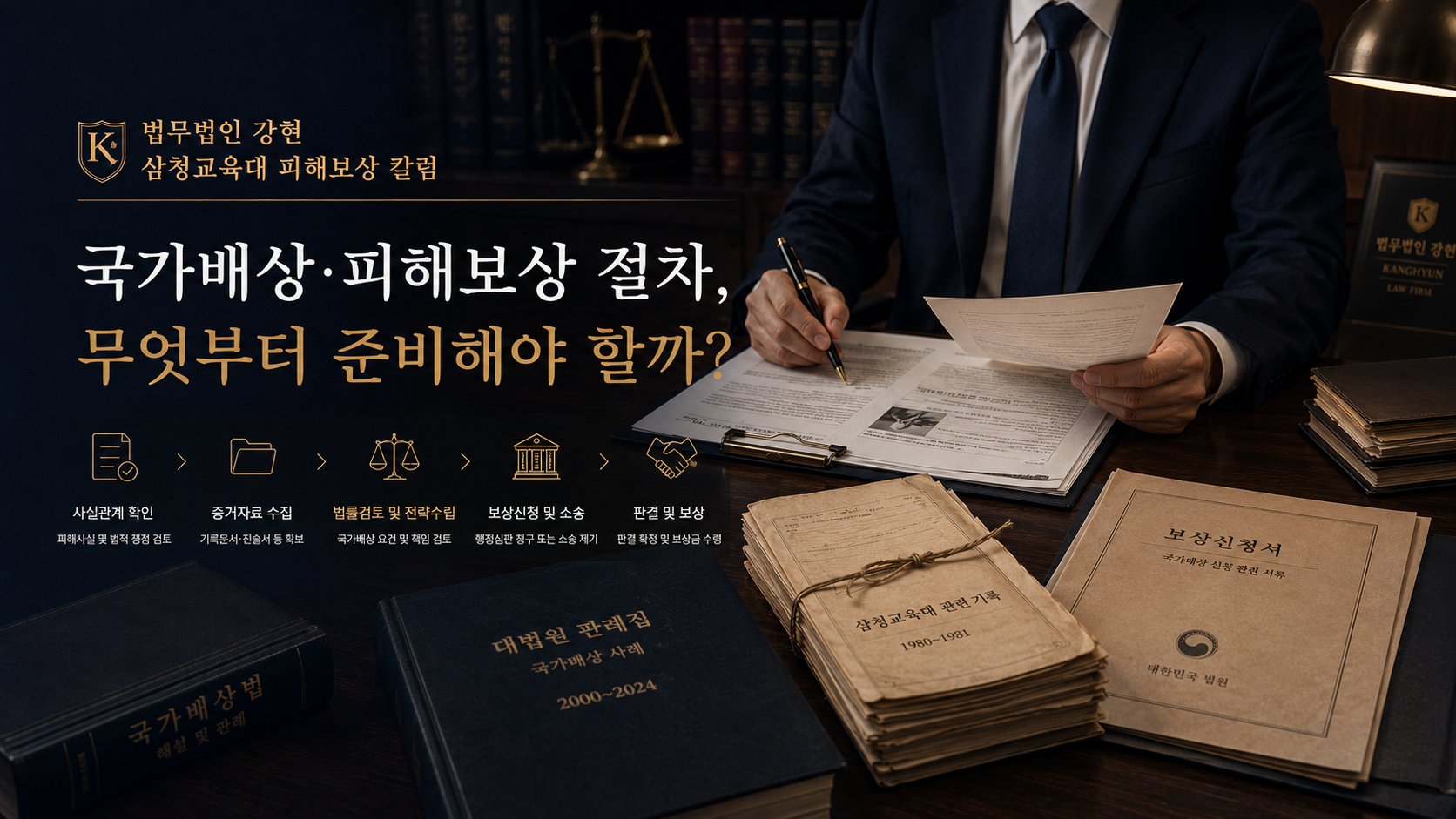 국가배상·삼청교육대 피해보상 절차, 어디서부터 준비해야 할까?
