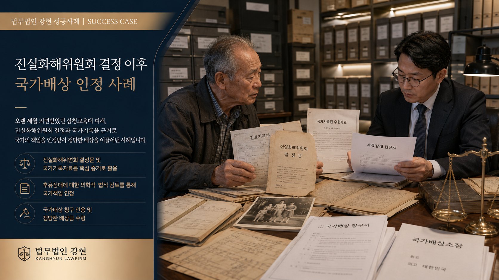 진실화해위원회 결정 이후 국가배상까지 이어진 삼청교육대 보상인정 사례