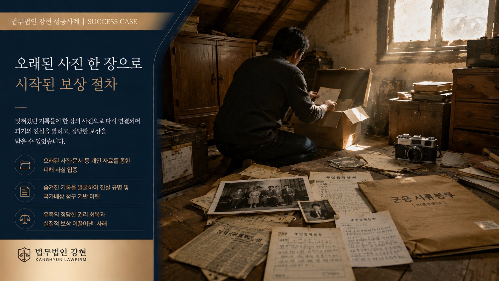 삼청교육대 피해 사실을 가족도 몰랐던 사건, 오래된 사진 한 장으로 보상 절차가 시작된 사례